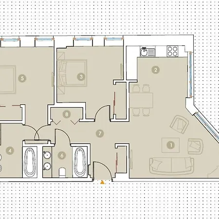 Golden Market Square - 3rooms, 90m2 Of Comfort & Quiet - As R502 Breslau